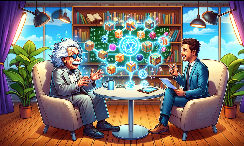 Chatting with Einstein: Unraveling the Blockchain Mystery