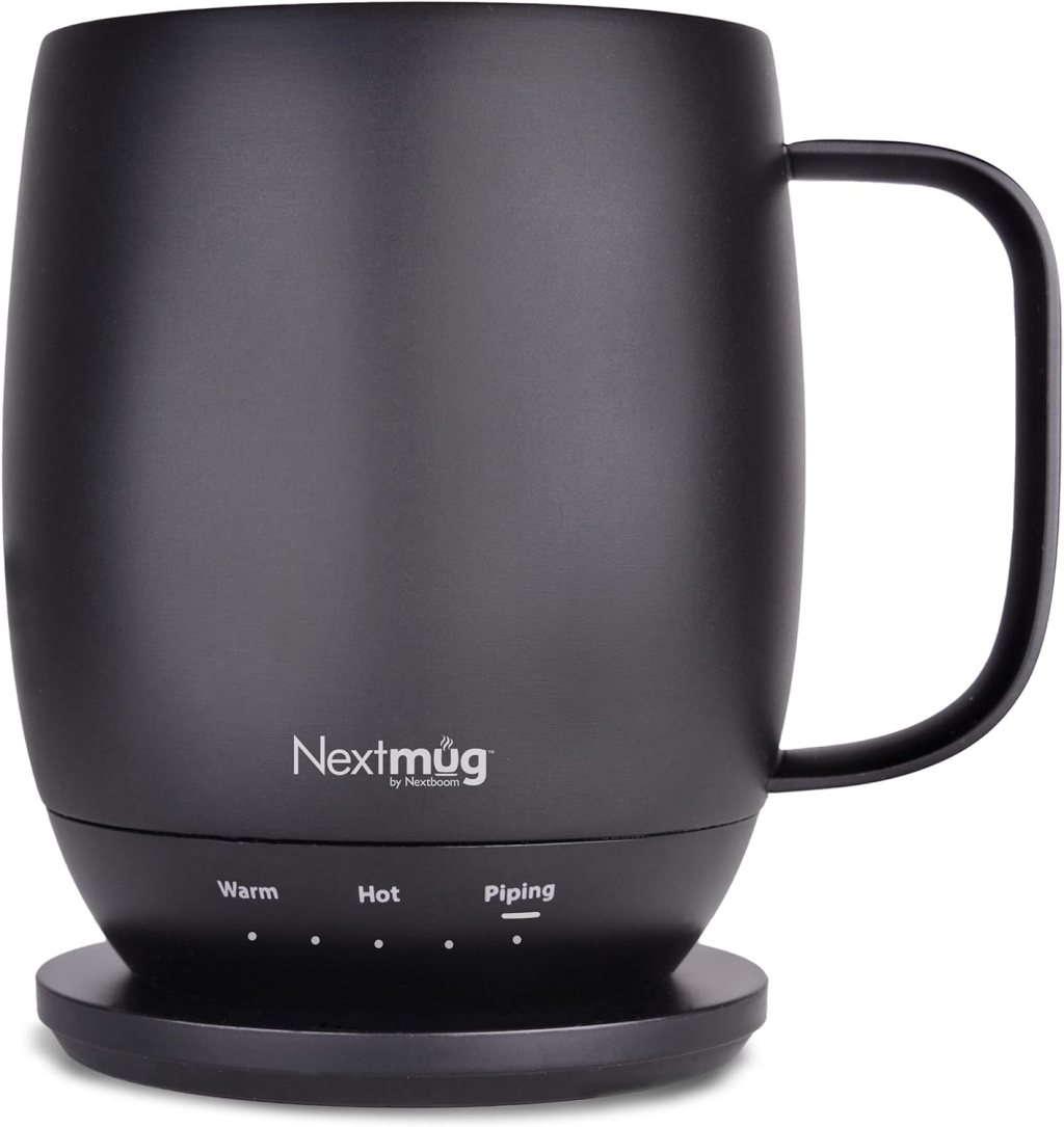 Nextmug – Temperature-Controlled, Self-Heating Coffee Mug